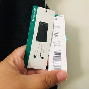 Black Pencil Skirt NWT